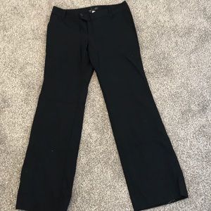 8 Long Black Banana Republic trousers